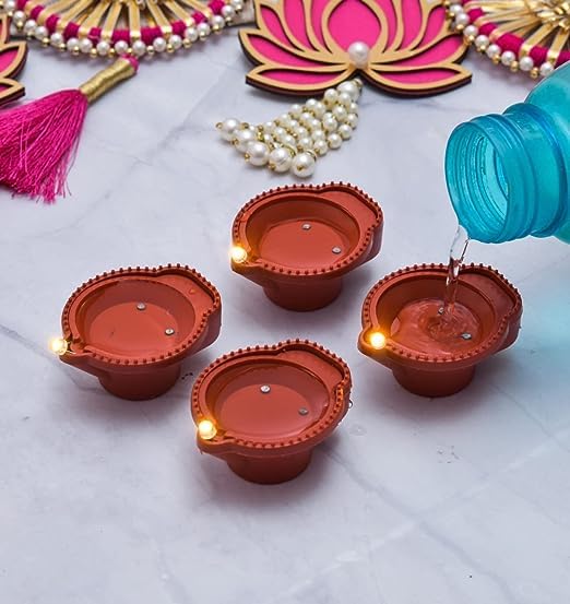 FetchLite™ – Smart Water Sensor Diya for Effortless Pooja Decor