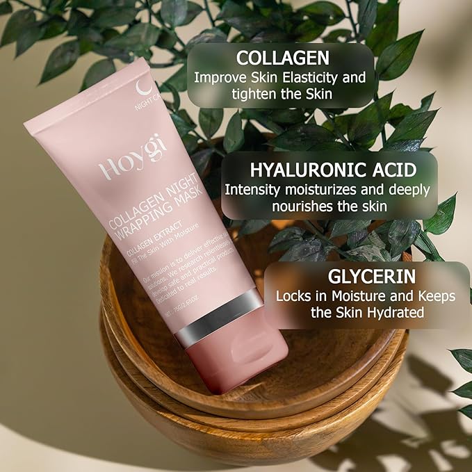 FetchHub™ GlassGlow Collagen Plumping Overnight Face Mask