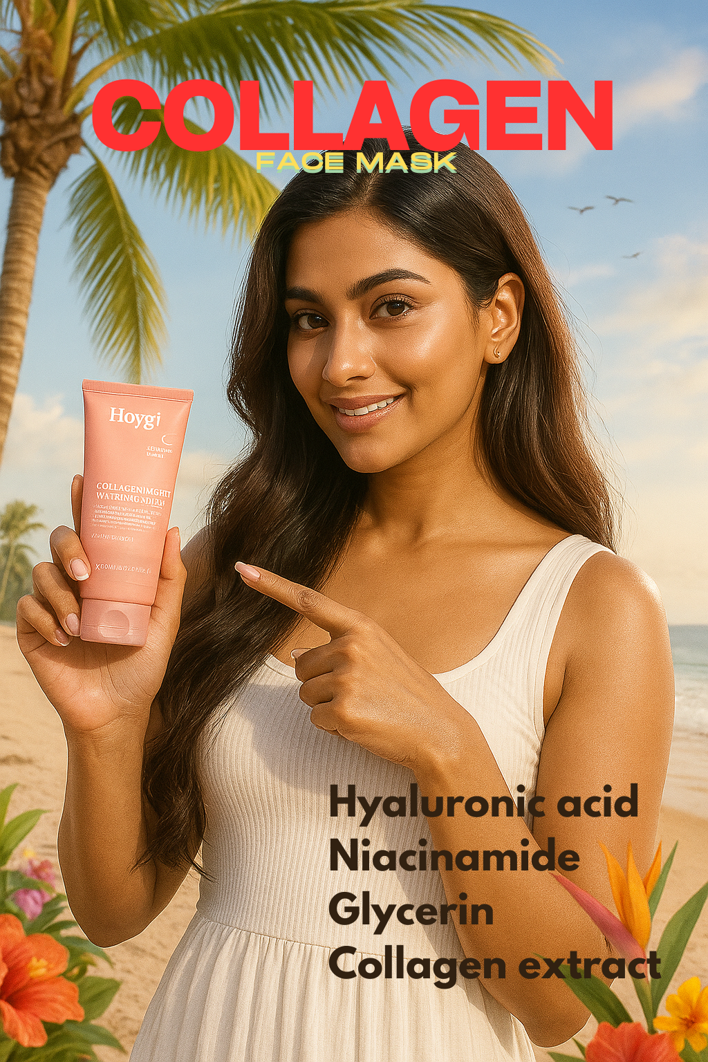 FetchHub™ GlassGlow Collagen Plumping Overnight Face Mask