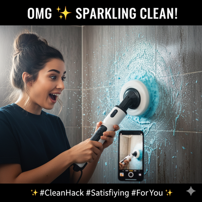 FetchHub™ | 9-in-1 CleanMaster Powerful Cordless Electric Scrubber | Adjustable Handle | Waterproof